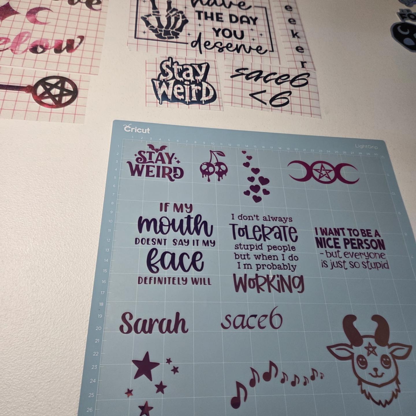 Custom vinyl decals